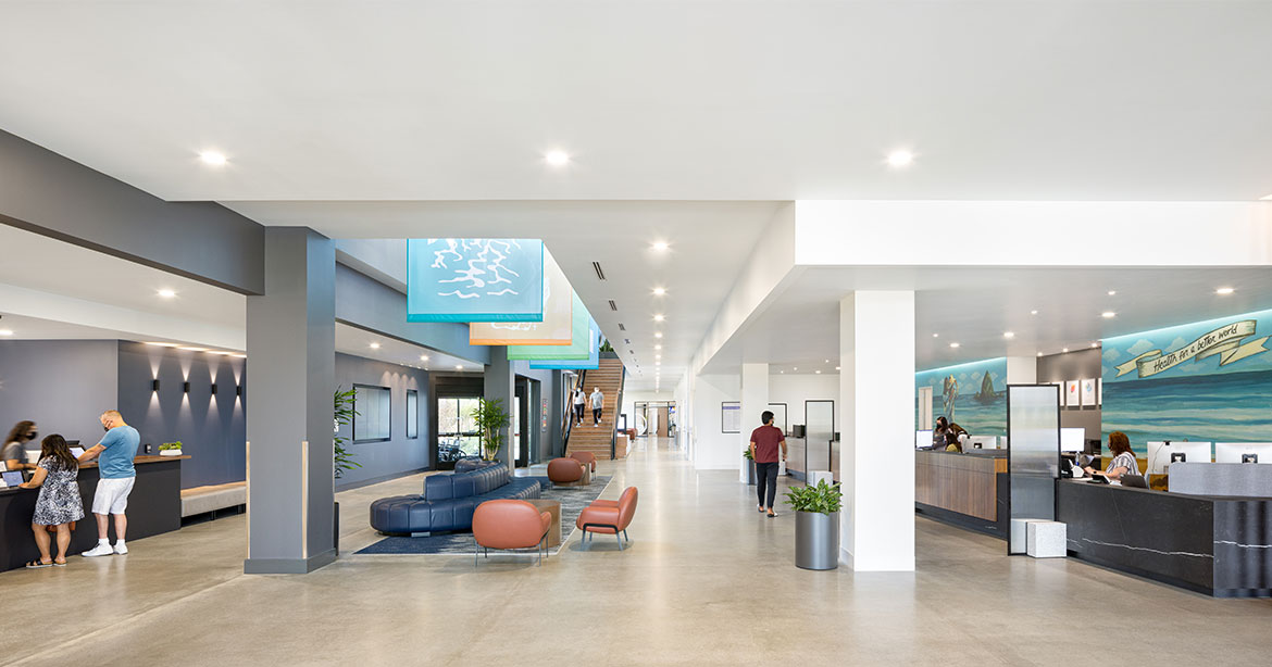 Healthcare Facility lobby