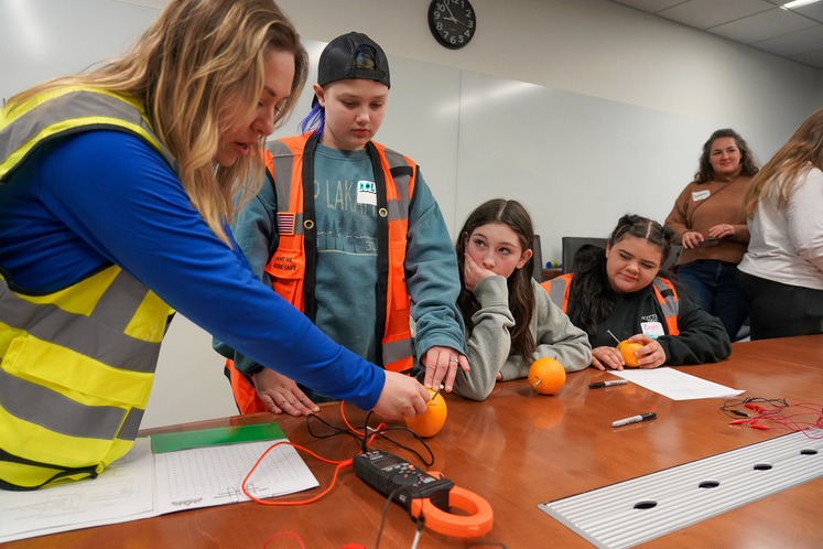 Girl Scouts at Mortenson